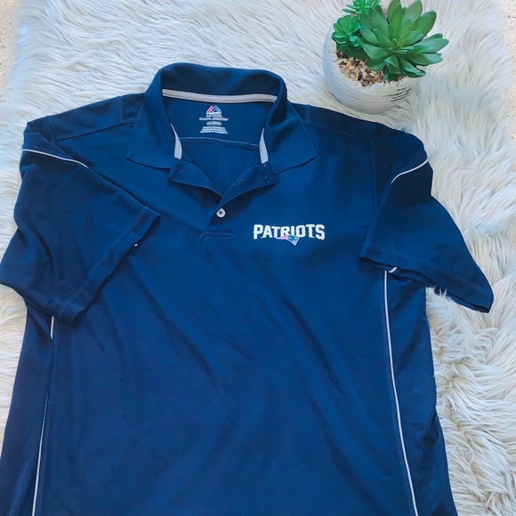 Majestic New England patriots size XL men’s polo - Picture 1 of 5